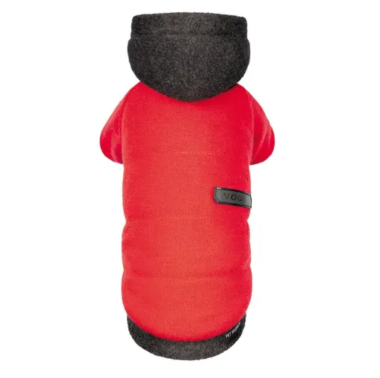 Толстовка Pet Fashion HOLIDAY S для собак Червоний з чорним