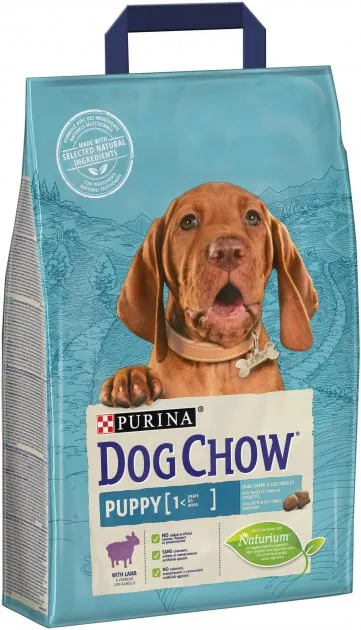 Dog Chow з ягням для цуценят 2.5кг
