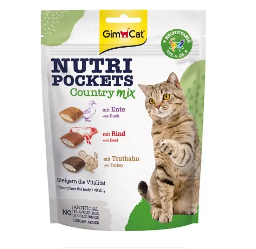 Nutri Pockets для котів Кантрі мікс 150г (G-419183/419275)