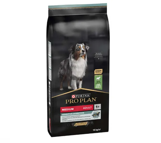 ProPlan Adult Medium з ягням для соб. середніх порід з чут. травл. 1кг