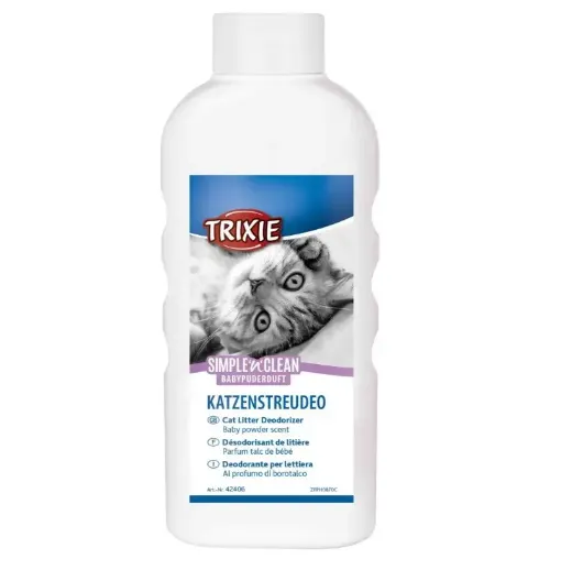 42406 Дезодорант Fresh&Easy для котячого туалету (дитяча пудра) 750г