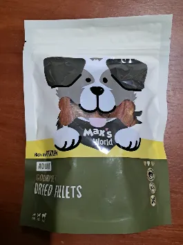 Сушене філе курки Max's World Gourmet Dried Fillets для собак 1кг — фото, характеристики, купити в «Живий Куток»