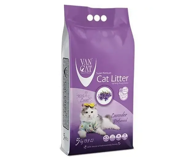 Van Cat Lavender Наповнювач туалетів бентонітовий, 5 кг