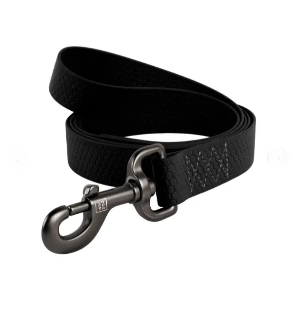 27361 Повідець WAUDOG Waterproof водостійкий, L-XXL, Ш 20мм, Д 122см чорний