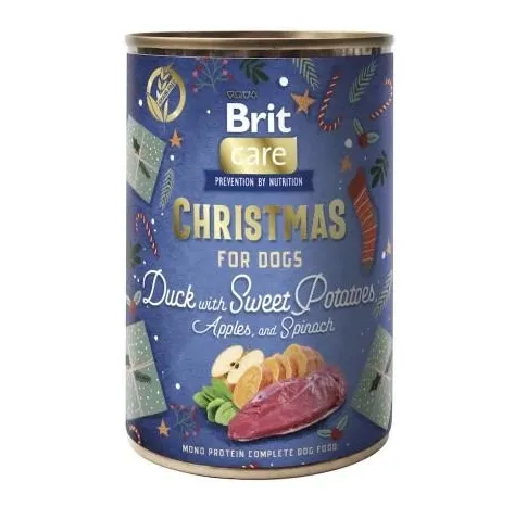 Brit Mono Protein Dog Різдвяна консерва 400g качка 101336