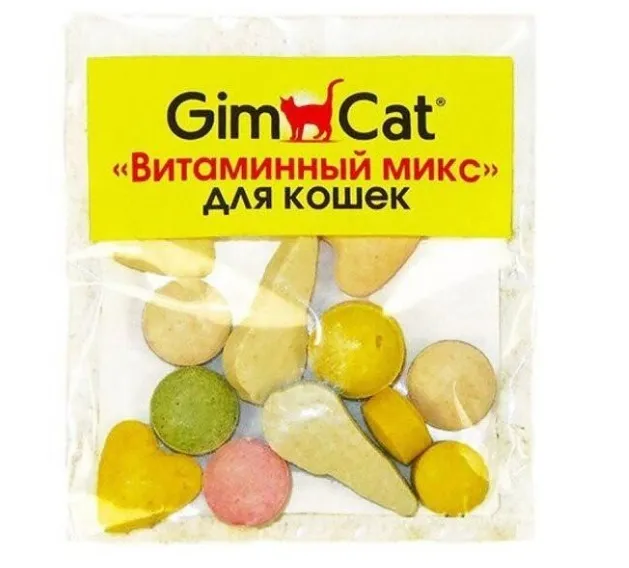 Вітамінний мікс GimCat для котів 12шт 11509