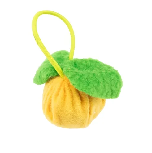 Іграшка для котів "Персик/Абрикос" м'яка з резинкоюи 30054-8/30050-8