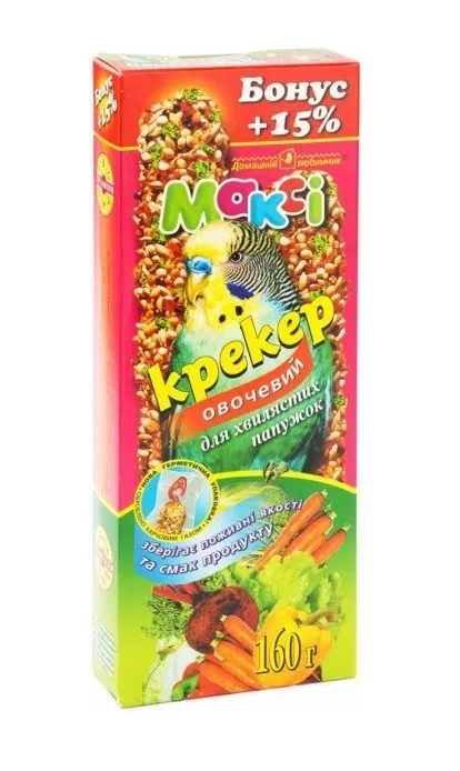 Максі крекер для папуг овочевий