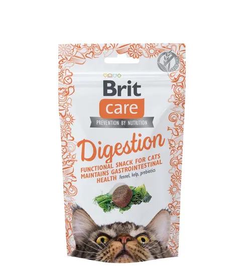 Ласощі Brit Care Digestion з фенхелем для котів 50г