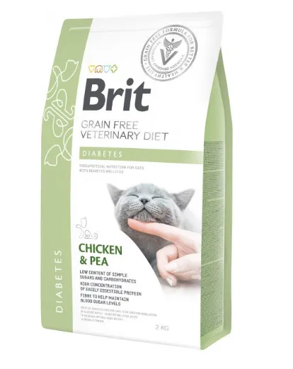 Brit GF Veterinary Diets Cat Diabetes 2кг