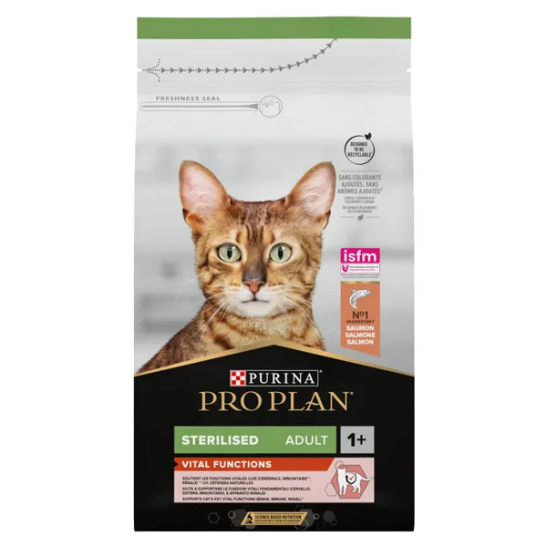 ProPlan 3 кг Sterilised Vital Function з лососем для стерилізованих