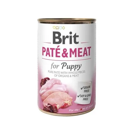 Brit Pate & Meat Puppy 400g курка/індичка