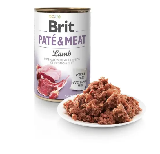 Brit Care Pate & Meat Dog 400g ягня