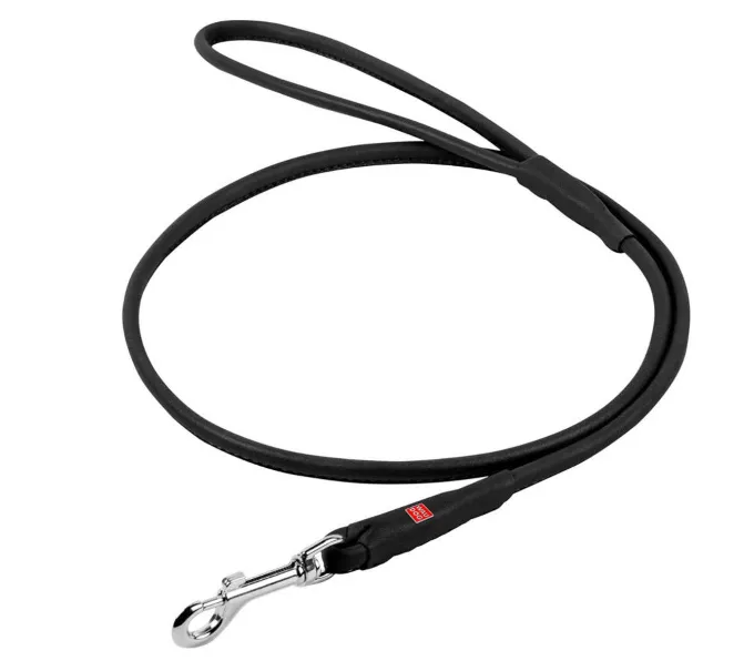 21781/21786 Повідець WAUDOG Soft круглий Ш 13мм Д 183см чорний/коричневий