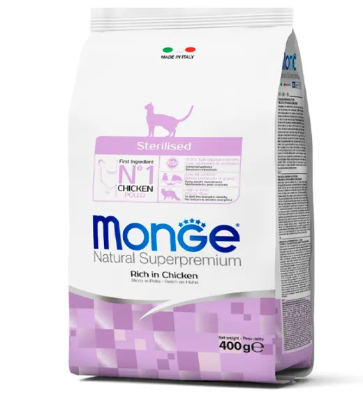 Корм для котів MONGE Cat Sterilised курка 400г