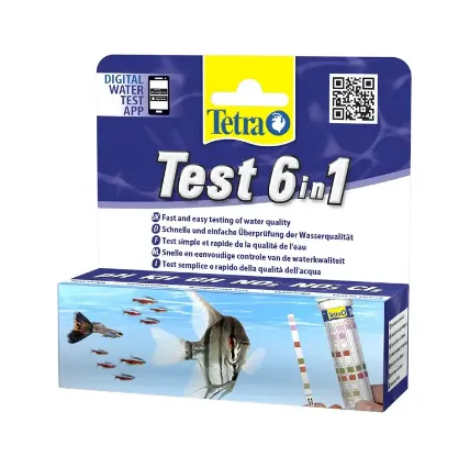 Tetra Test 6в1 набір тестів, полоски 25шт 175488 (поштучно)