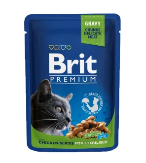 Brit Premium Cat pouch (курка для стерилізованих) 100g