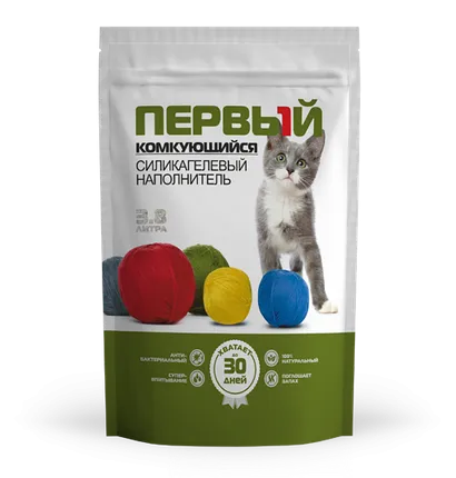Перший комкуючийся силікагелевий наповнювач, 3,8 см