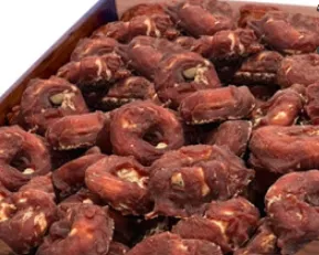 50665 Качині ласощі "Кільця BBQ" 10см*110г 1кг