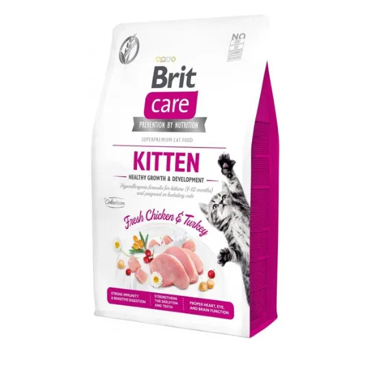 Brit Care Cat GF Kitten HGrowth & Developmrnt (здоровий ріст і розвиток) 1кг