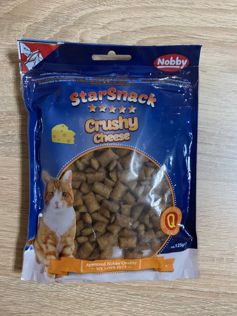 50675 Ласощі для котів Crushy Cheese з сиром 125г