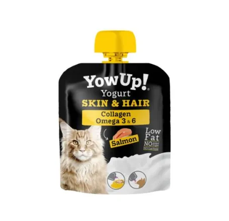 Йогурт для котів Yow Up! Skin & Hair Cat Salmon 85г
