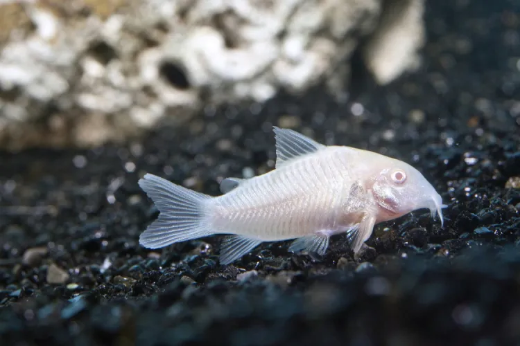 Корідорус Золотий альбінос (лат. - Corydoras aeneus)