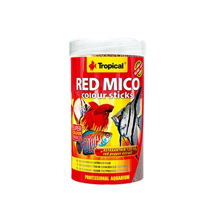 Red Mico Colour Sticks 250ml 80g корм з високим вмістом білка та астаксантіном (палички) 63554