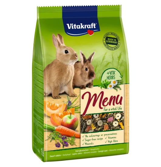 Корм Vitakraft преміум меню для кроликів 1кг 29219