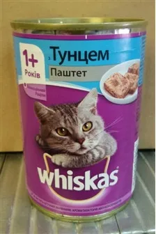 Віскас консерви (паштет з тунцем), 400 г