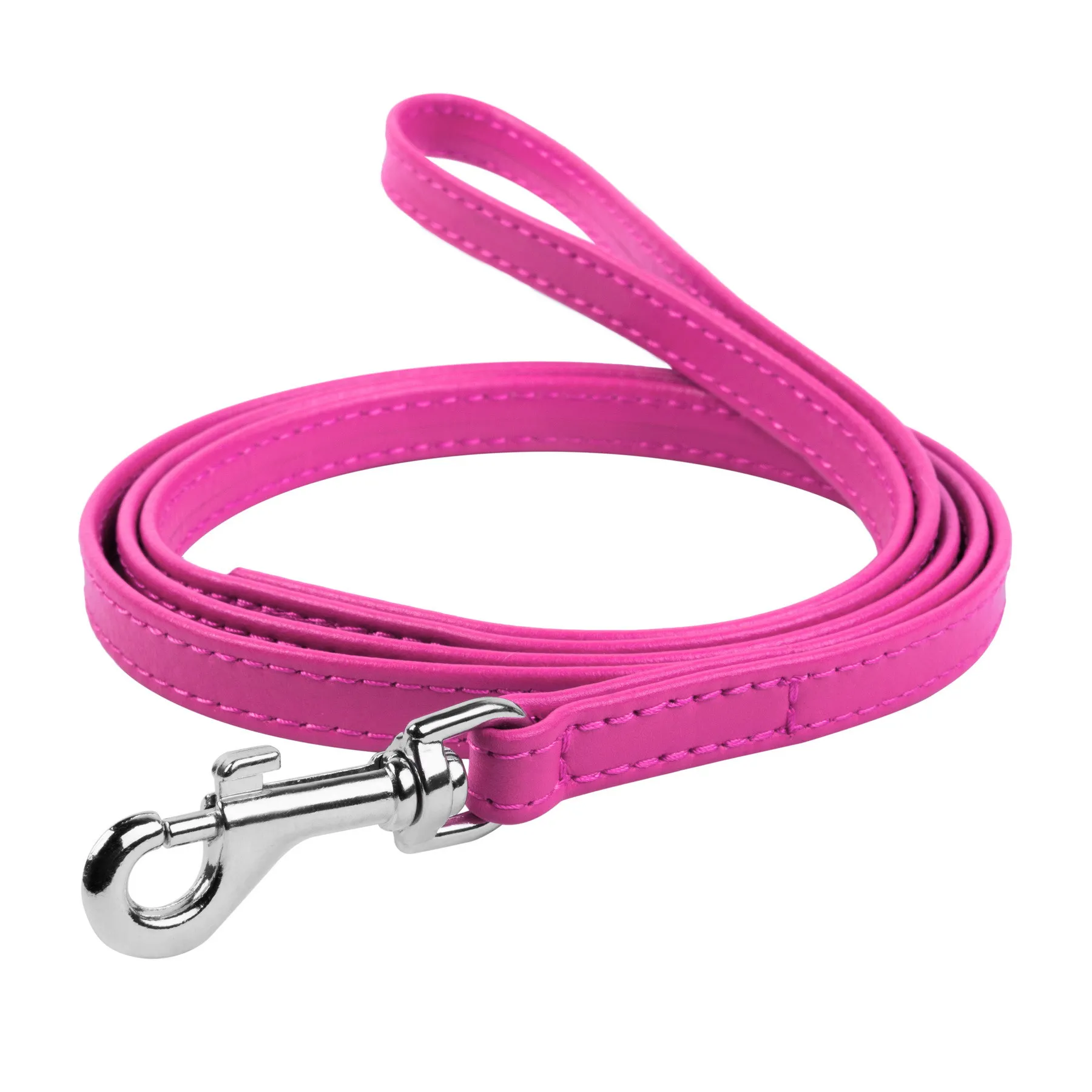 Повідець "CoLLaR GLAMOUR" (шир.12мм, довж.122см) фіолетовий