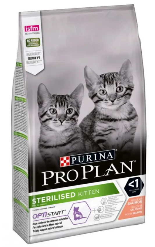 ProPlan Sterilised Kitten з лососем для стерилізованих кошенят 1кг