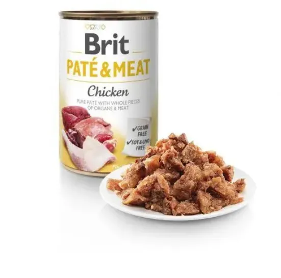 Brit Care Pate & Meat Dog 400g курка