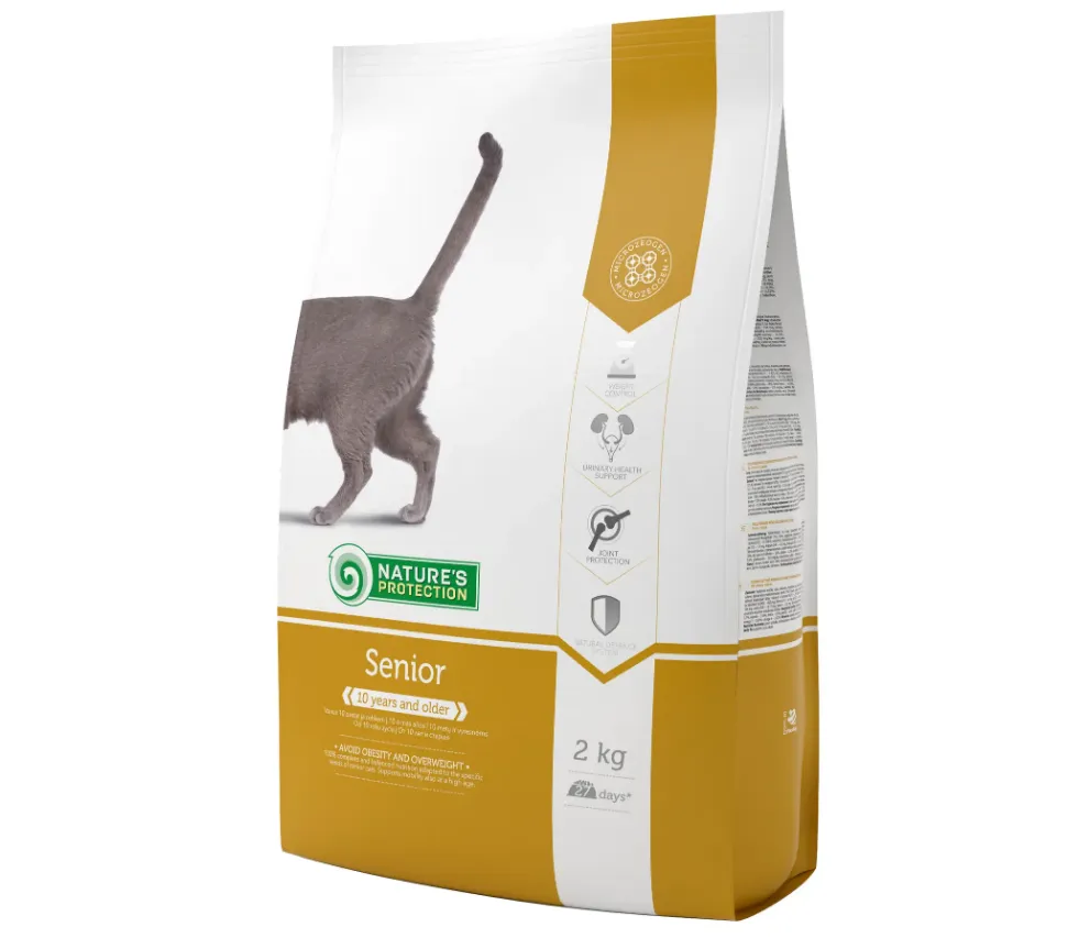 Корм для котів Nature's Protection Senior (для старіючих котів) 2кг