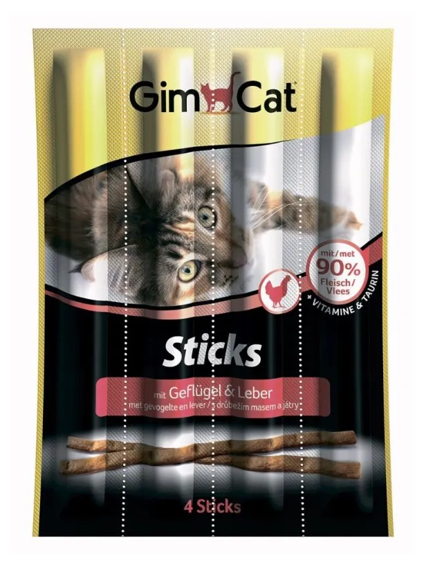 М'ясні палички Gimborn GimCat М'ясо птиці grain-free 4 шт, №1