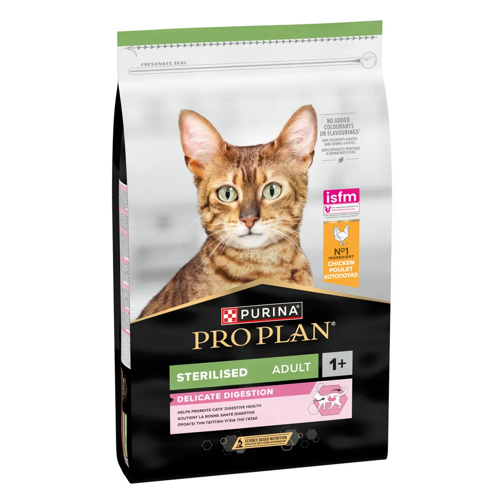 ProPlan Delicate Sterilised з куркою для стерилізованих котів з чут. травл. 1кг