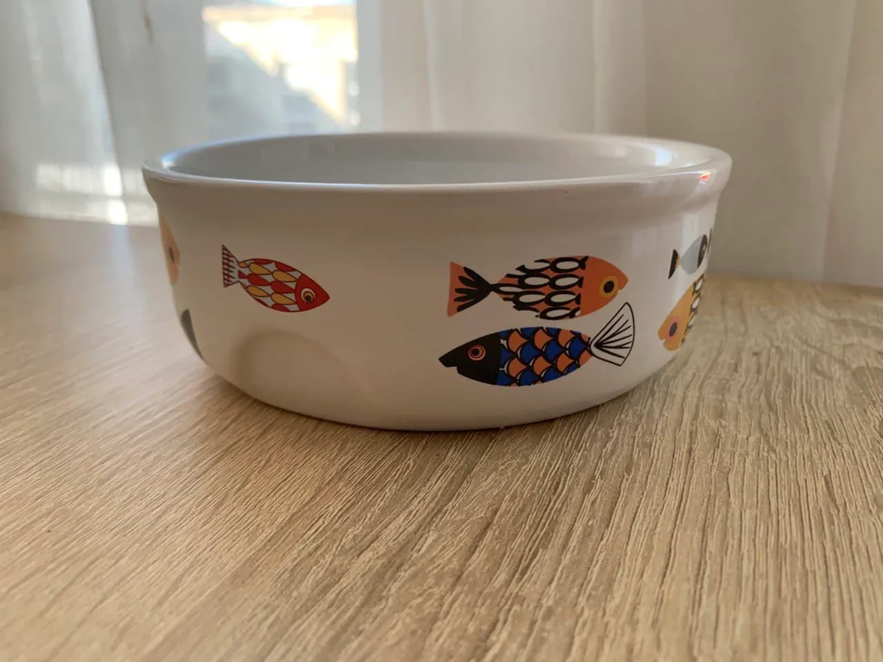 Н 82350 Миска керамічна д/кота "Fish" 13,5*4,5см 250мл