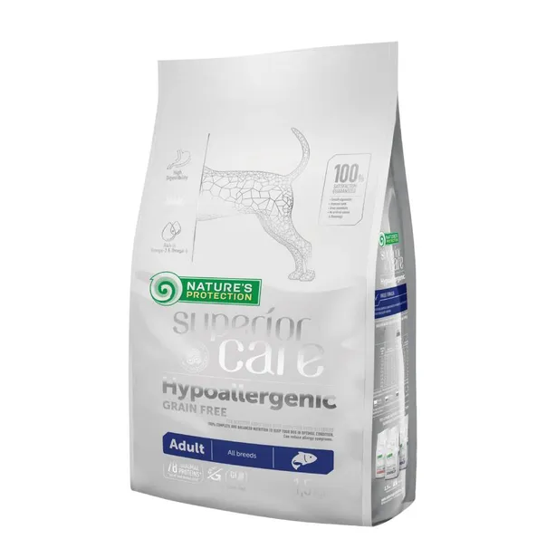 45796 NP SC White Dogs Grain Free Hypoallergenic All Breeds Salmon (для усіх порід, лосось) 1.5кг