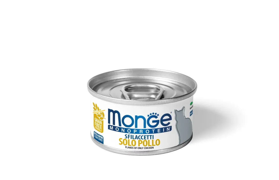 Monge Flakes Monoprotein Cat Chicken курка, консерва для котів 80г