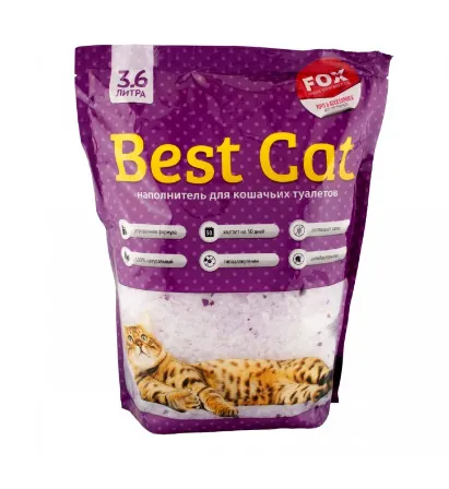 Best Cat FOX Силікагелевий гігієнічний наповнювач, 3.6 л