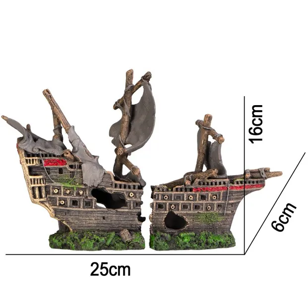 Декорація Піратський корабель Kruger Meier Pirate Ship 25*6*16см КМ251017