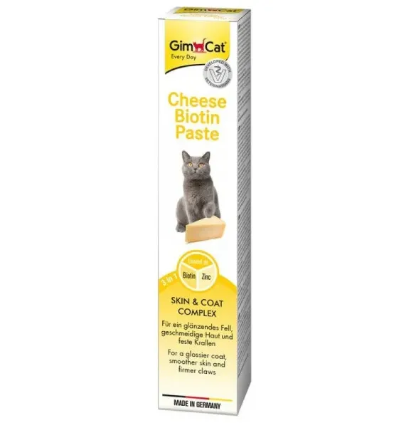 GimCat Cheese Biotin Paste паста для краси шкіри та шерсті, сирна 50г 401065
