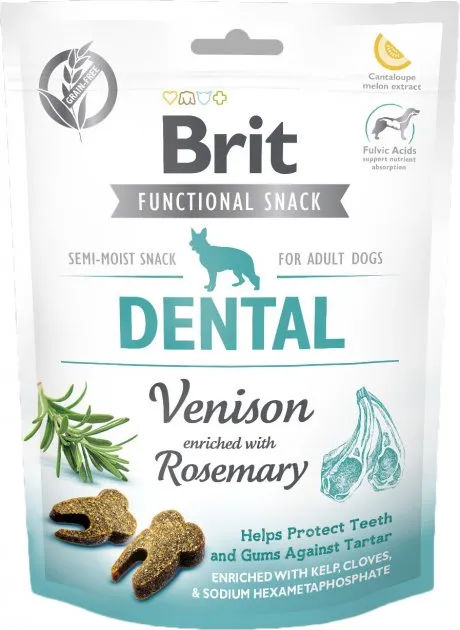 Brit Care Dental Оленина з розмарином для собак 150г