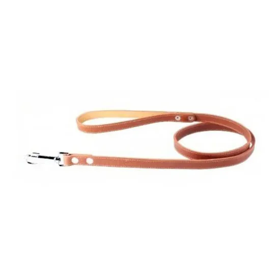 CoLLaR повідець одинарний непрошитий (коричневий), W 20 мм, L 122 см