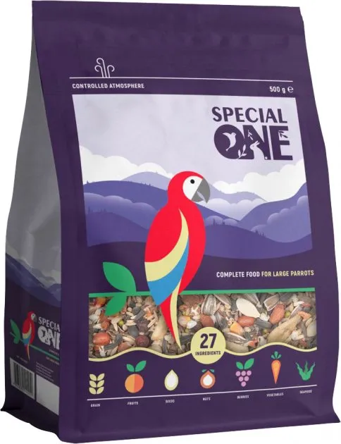Корм SPECIAL ONE для великих папуг 500г