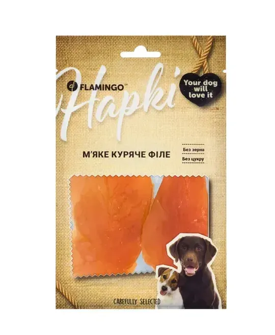 Flamingo Куряче філе м'яке для собак 75г