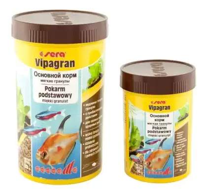 Sera Vipagran Nature - Корм для всіх акваріумних риб. Гранули 1000мл (300г)