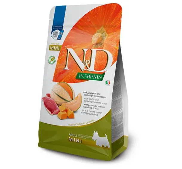 Farmina Dog N&D Grain Free Pumpkin Duck&Cantaloup Adult Mini з качкою та динею для малих порід 2kg 38937