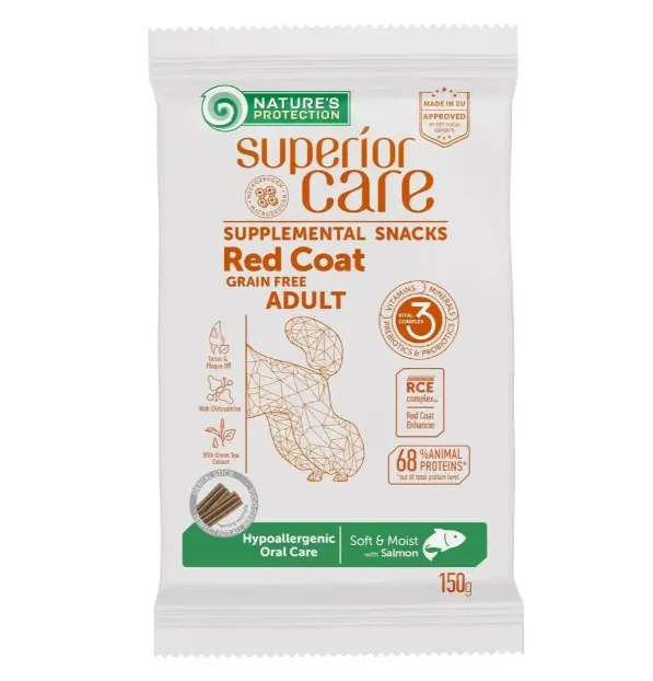 47272 NP SC Red Coat Hypoallergenic & Intestinal Care Grain Free Salmon (гіпоалергенний, для собак з рудою шерстю, лосось) 150г
