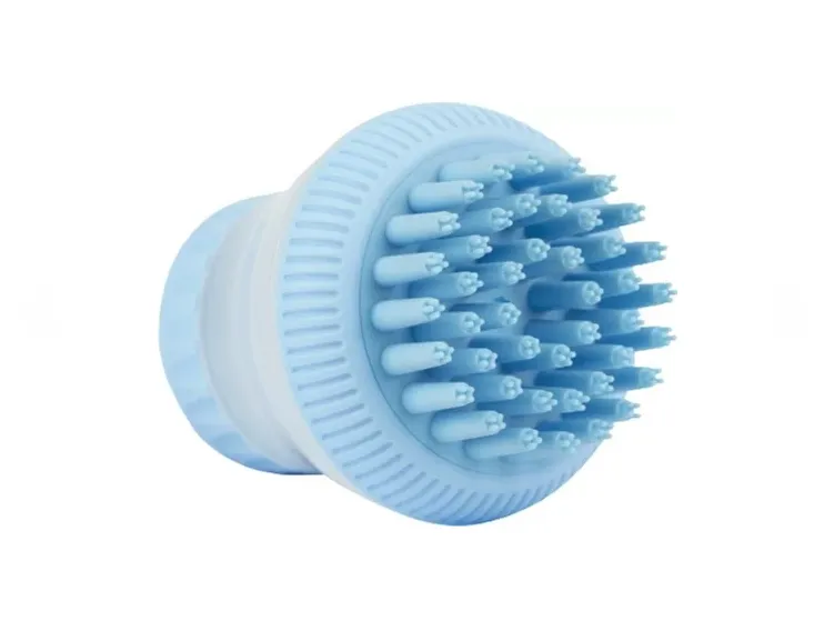 Масажна щітка AnimAll Groom з дозатором MR8704 зелена(синя)